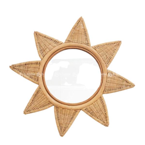 Handwoven Star Decorative Mirror Style