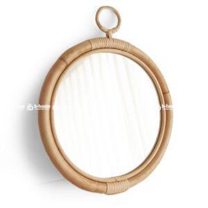 B-Home Handwoven Rattan Decorative Mirror(SG-HD14)