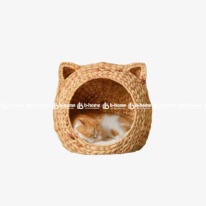 Water Hyacinth Handmade Cat House