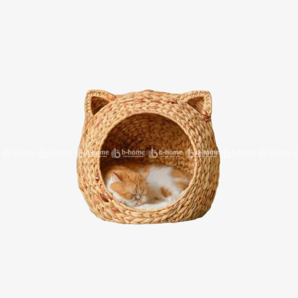 Water Hyacinth Handmade Cat House