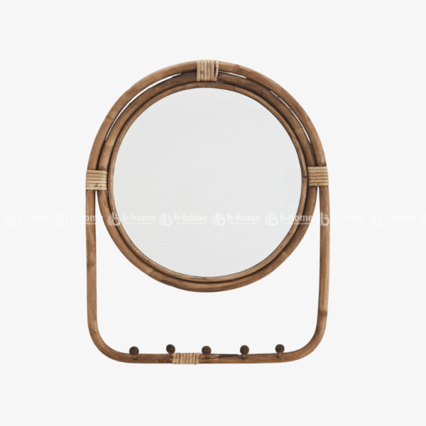 Handwoven Rattan Decorative Mirror (SG-HD12)