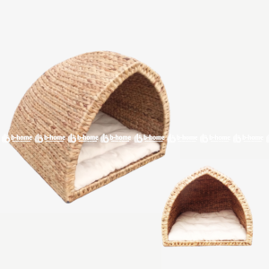 B-Home Handmade Water Hyacinth Pet House