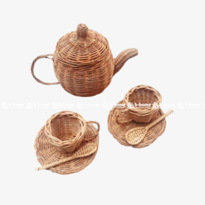 Handmade Rattan Children Toy Tea Set (RT-BB02)