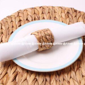 Handmade Water Hyacinth Napkin Ring (WH-KC05)