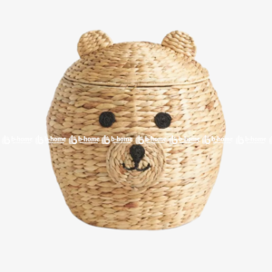 Water Hyacinth Bear-Shaped Basket