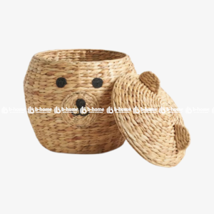 Water Hyacinth Bear-Shaped Basket