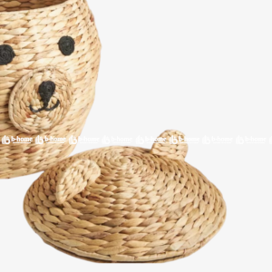 Water Hyacinth Bear-Shaped Basket