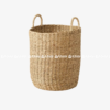 Cylindrical Seagrass Basket
