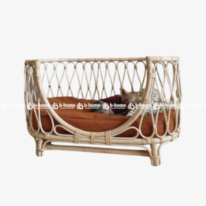 Handmade Rattan Pet Bed