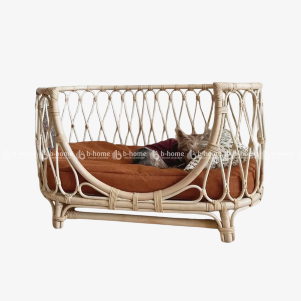 Handmade Rattan Pet Bed