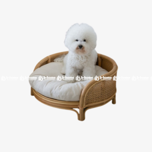Handmade Rattan Pet Bed