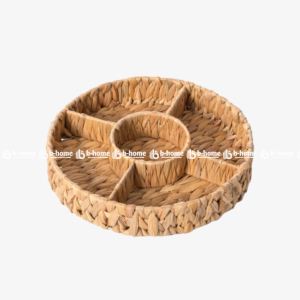 Round Handmade Water Hyacinth Tray