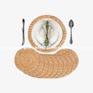 Round Handmade Water Hyacinth Placemat