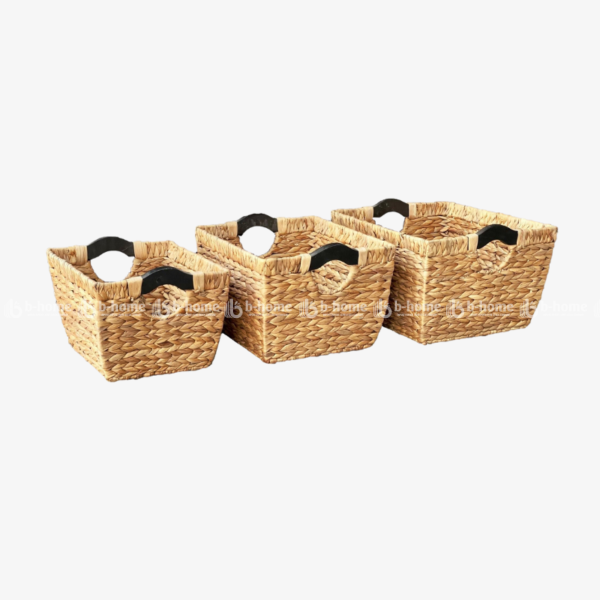 Handcrafted Water Hyacinth Basket