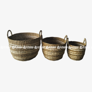 Handmade Seagrass Basket Set 3