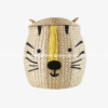 Water Hyacinth Tiger-Shaped Basket