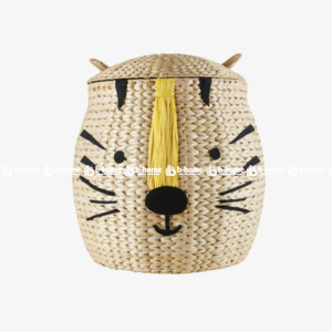 Water Hyacinth Tiger-Shaped Basket