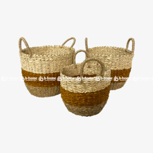 Handmade Seagrass Basket With Handle