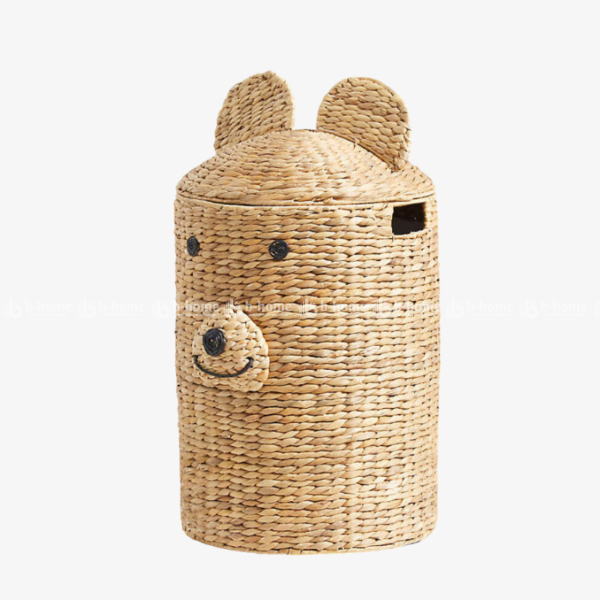 Water Hyacinth Bear-Shaped Basket